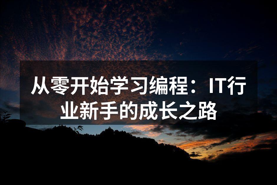 编程学习的必备工具
